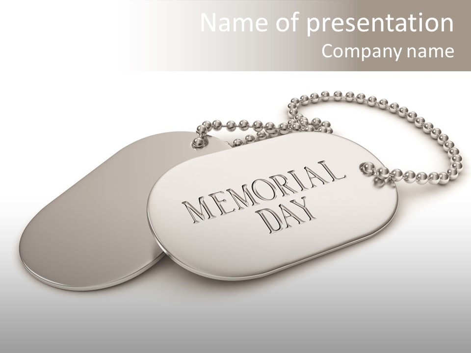 Identification Special Clip PowerPoint Template