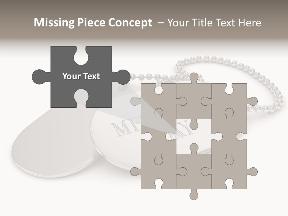 Identification Special Clip PowerPoint Template