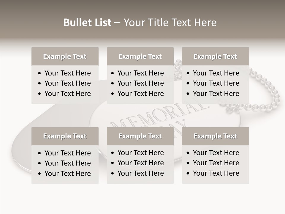 Identification Special Clip PowerPoint Template