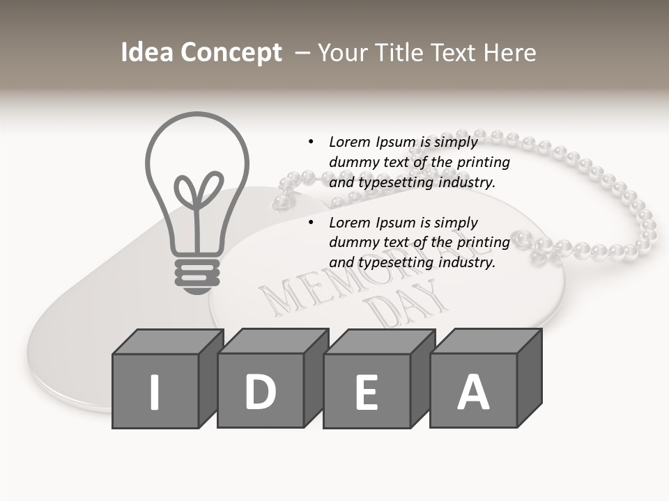 Identification Special Clip PowerPoint Template