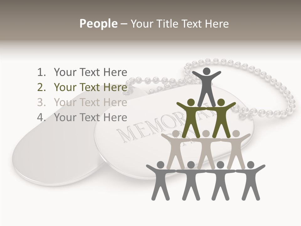 Identification Special Clip PowerPoint Template