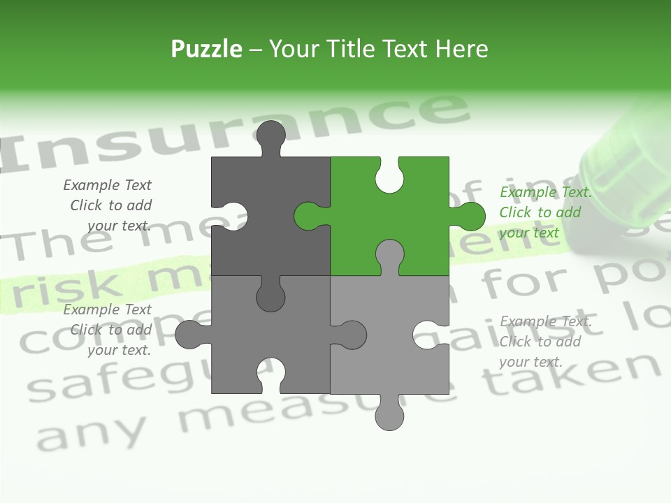 Financial Risky Caution PowerPoint Template