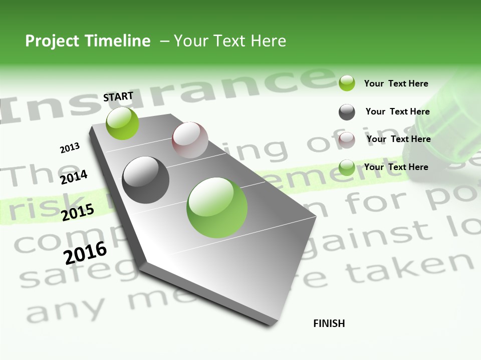 Financial Risky Caution PowerPoint Template