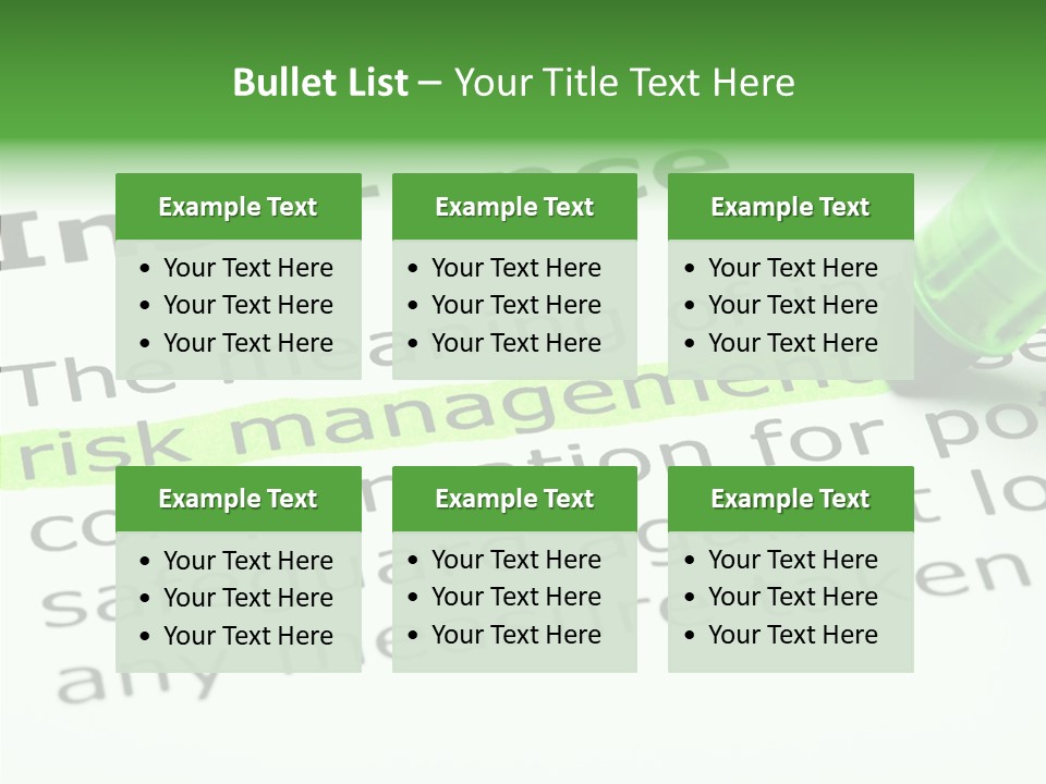 Financial Risky Caution PowerPoint Template