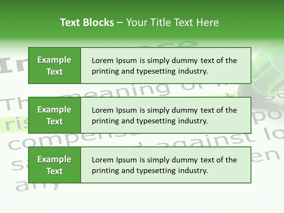 Financial Risky Caution PowerPoint Template