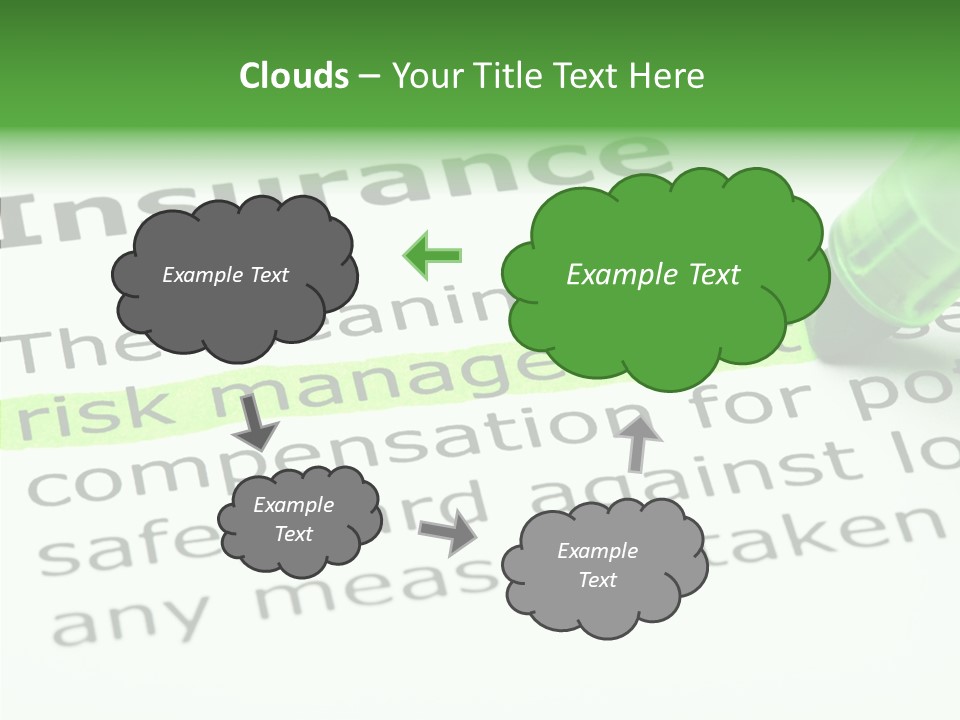 Financial Risky Caution PowerPoint Template