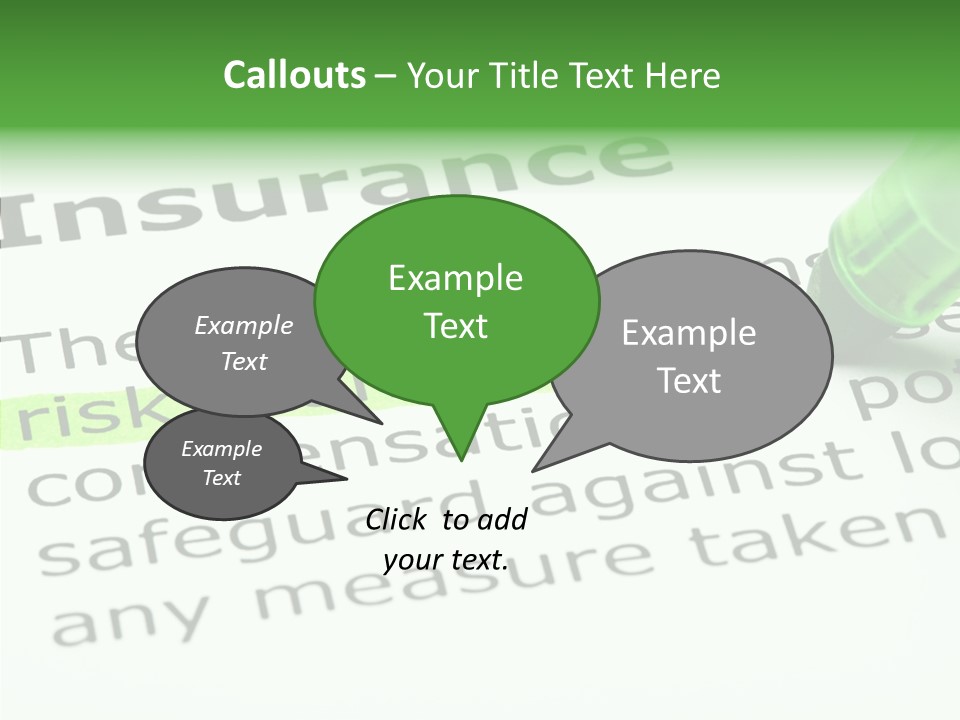 Financial Risky Caution PowerPoint Template