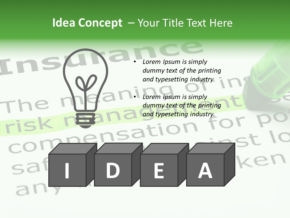 Financial Risky Caution PowerPoint Template