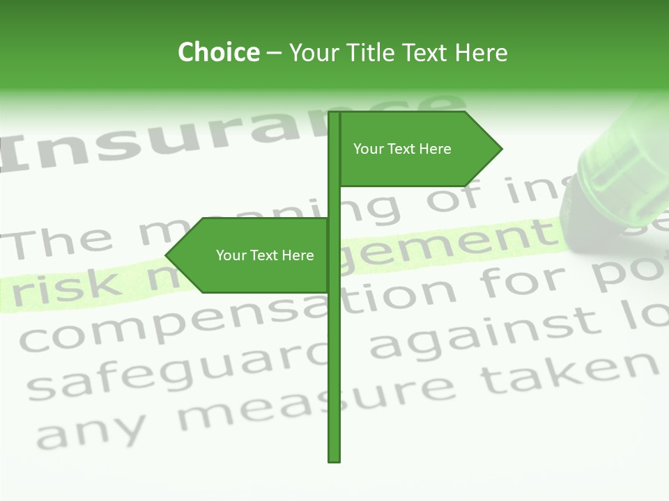 Financial Risky Caution PowerPoint Template