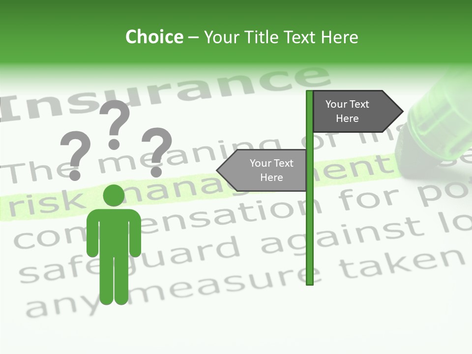 Financial Risky Caution PowerPoint Template