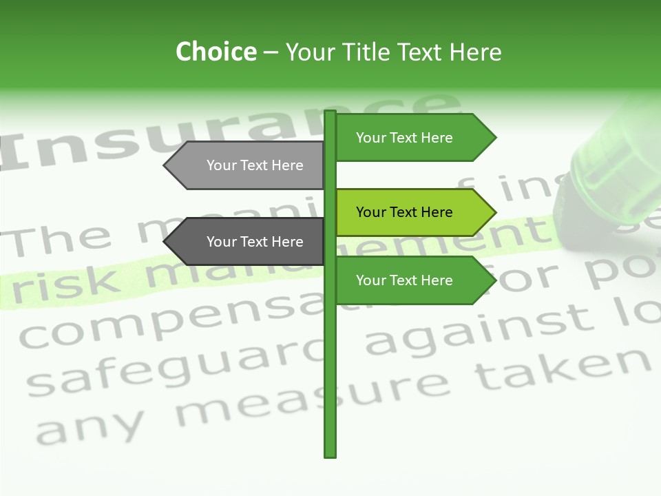 Financial Risky Caution PowerPoint Template