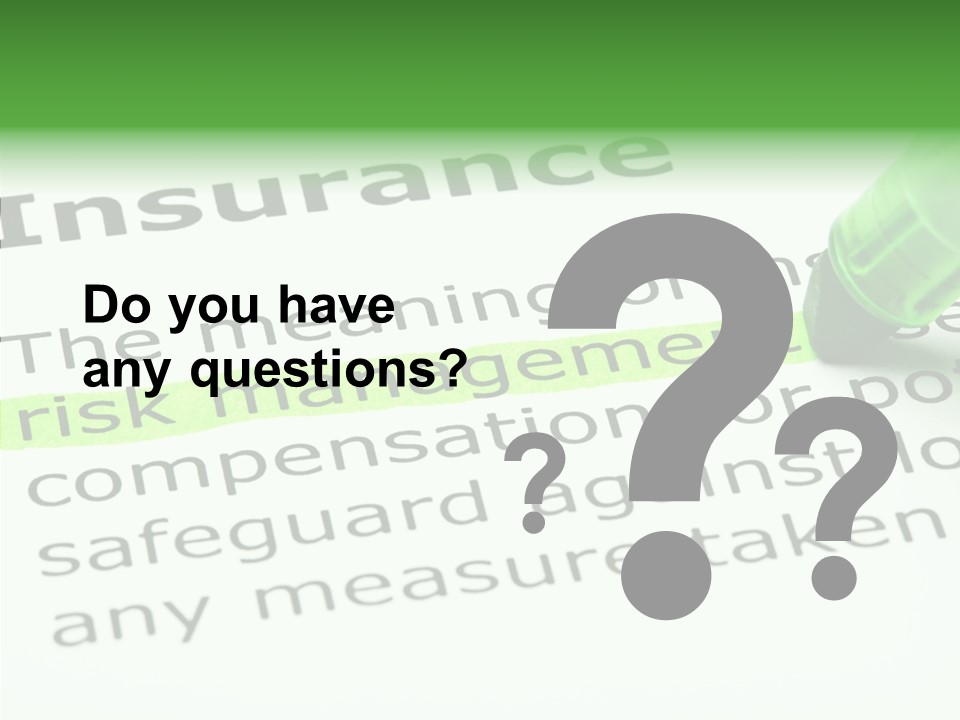 Financial Risky Caution PowerPoint Template