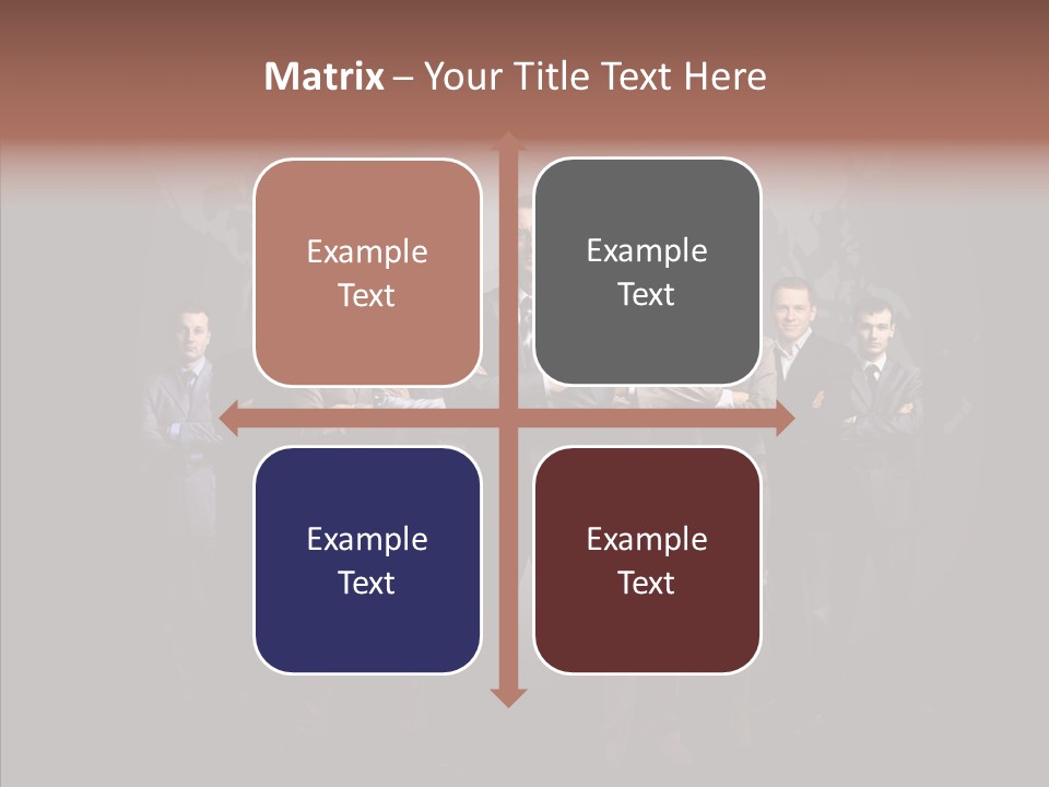 Staff Map Earth PowerPoint Template
