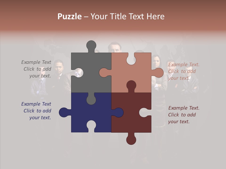 Staff Map Earth PowerPoint Template