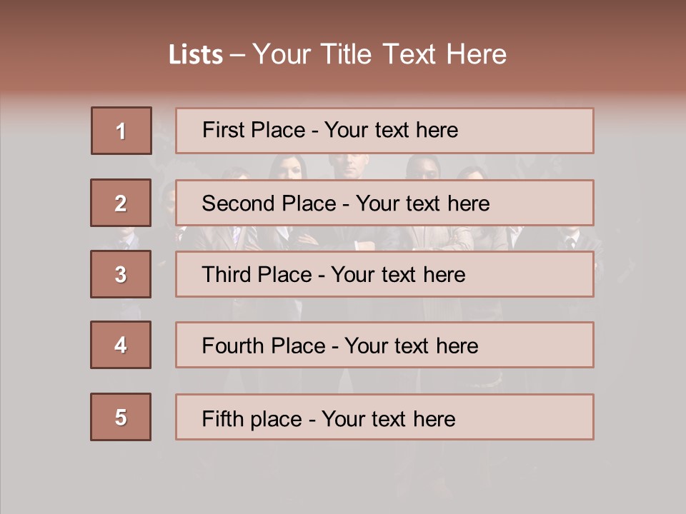 Staff Map Earth PowerPoint Template