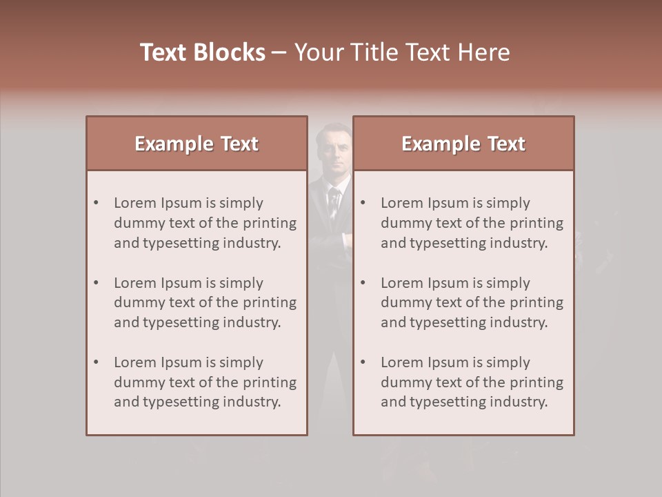 Staff Map Earth PowerPoint Template