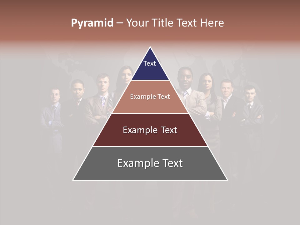 Staff Map Earth PowerPoint Template