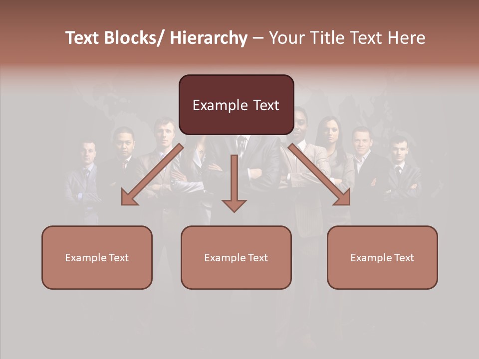 Staff Map Earth PowerPoint Template