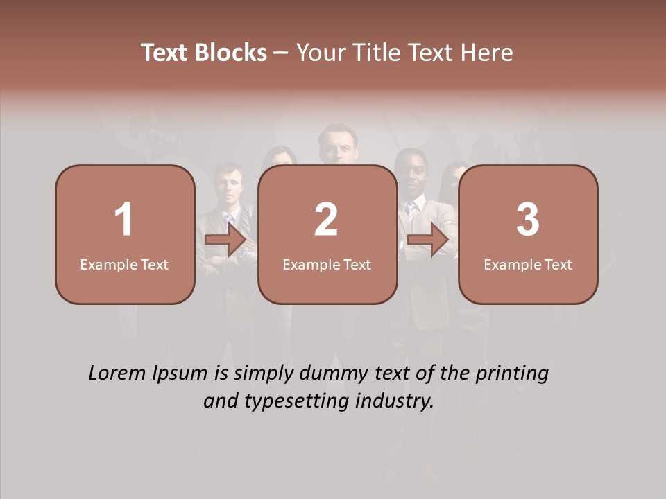 Staff Map Earth PowerPoint Template
