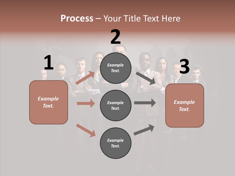 Staff Map Earth PowerPoint Template