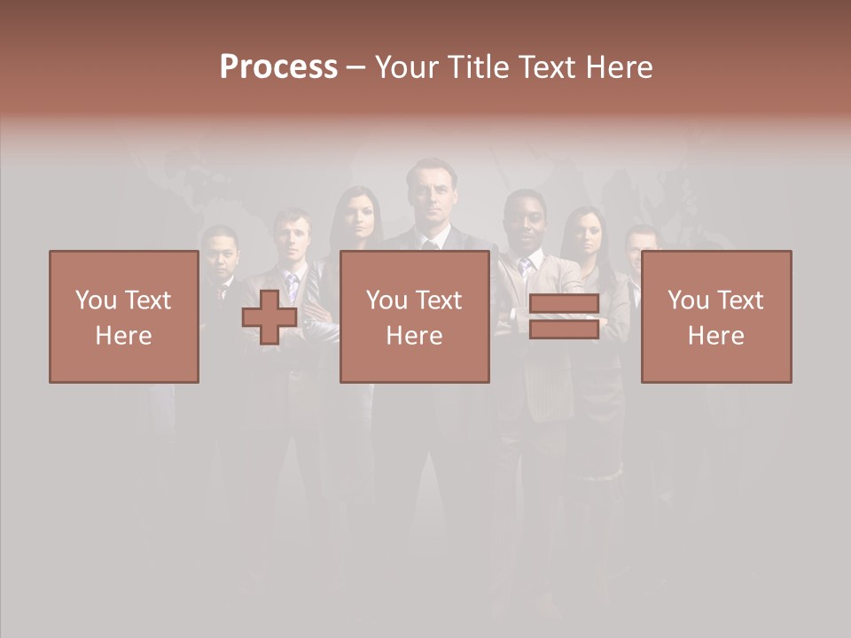 Staff Map Earth PowerPoint Template