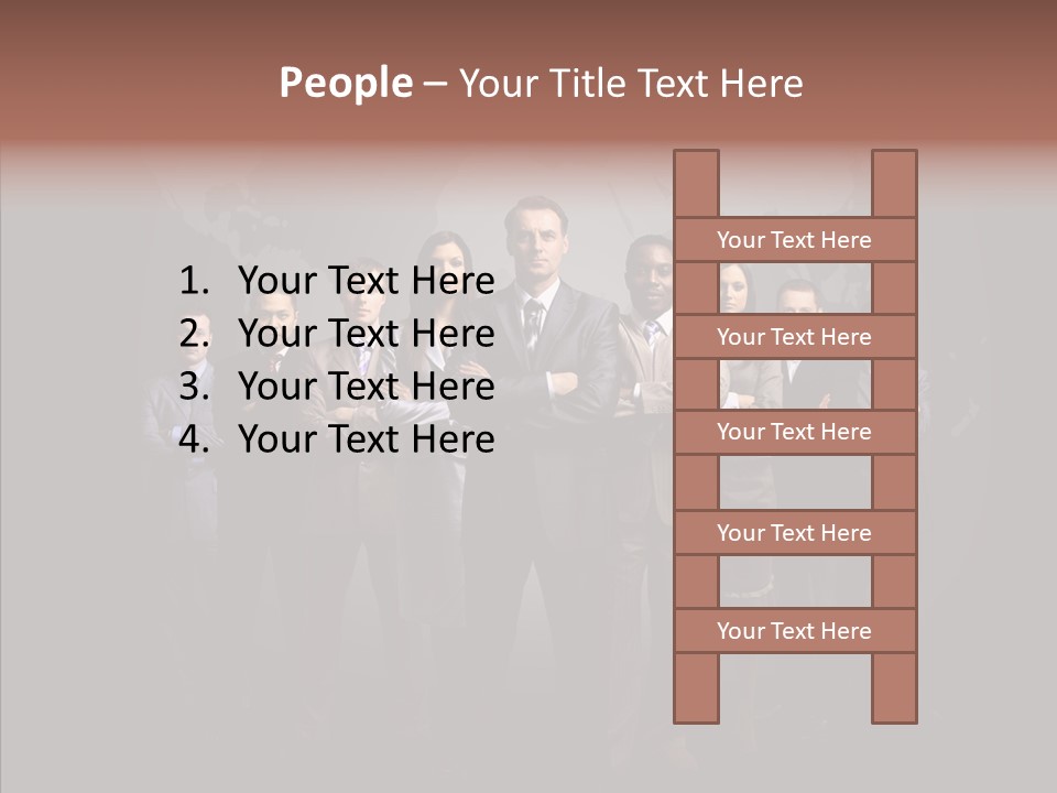 Staff Map Earth PowerPoint Template