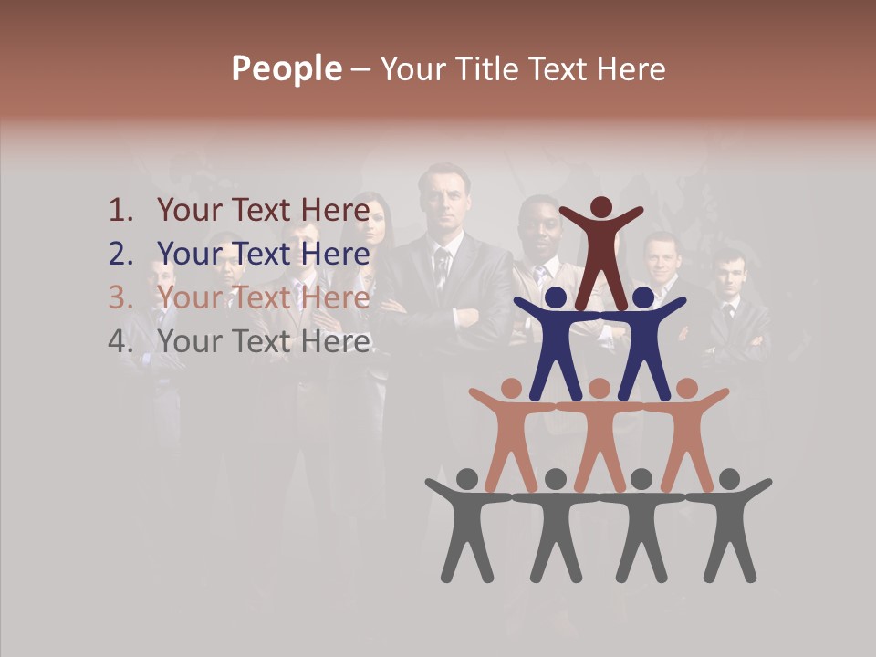 Staff Map Earth PowerPoint Template