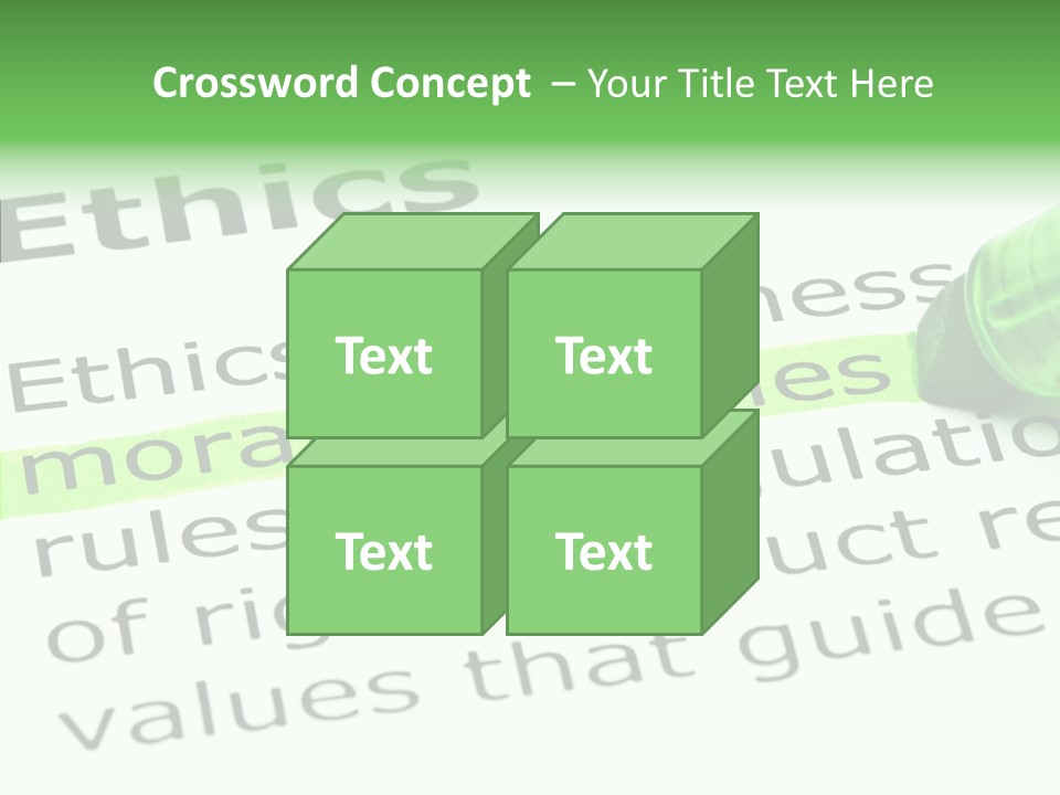 Moral Honesty Rightful PowerPoint Template