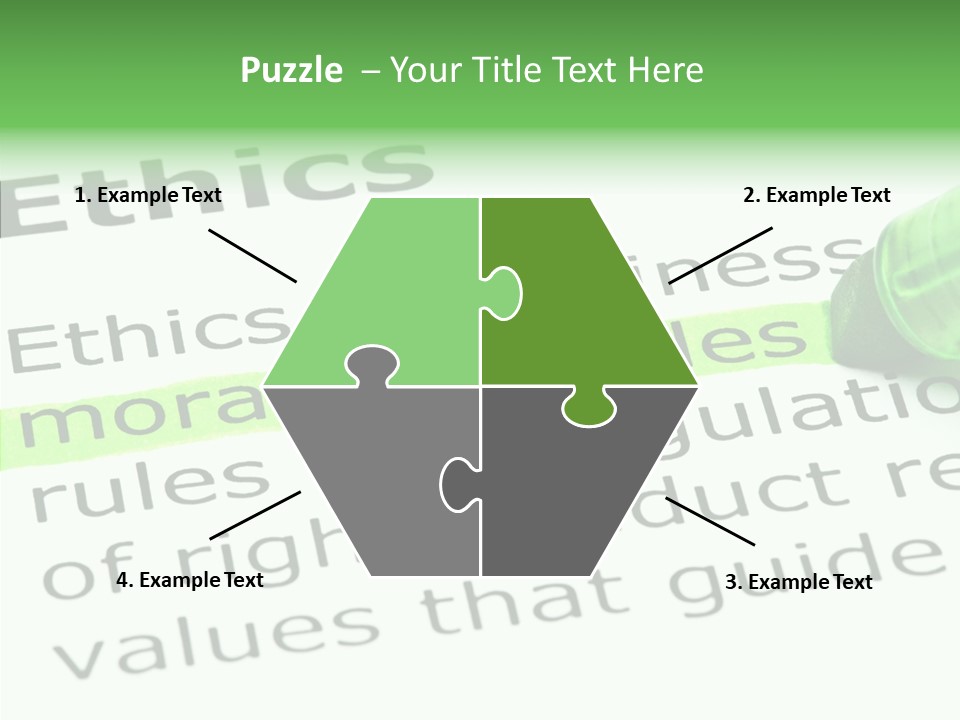 Moral Honesty Rightful PowerPoint Template
