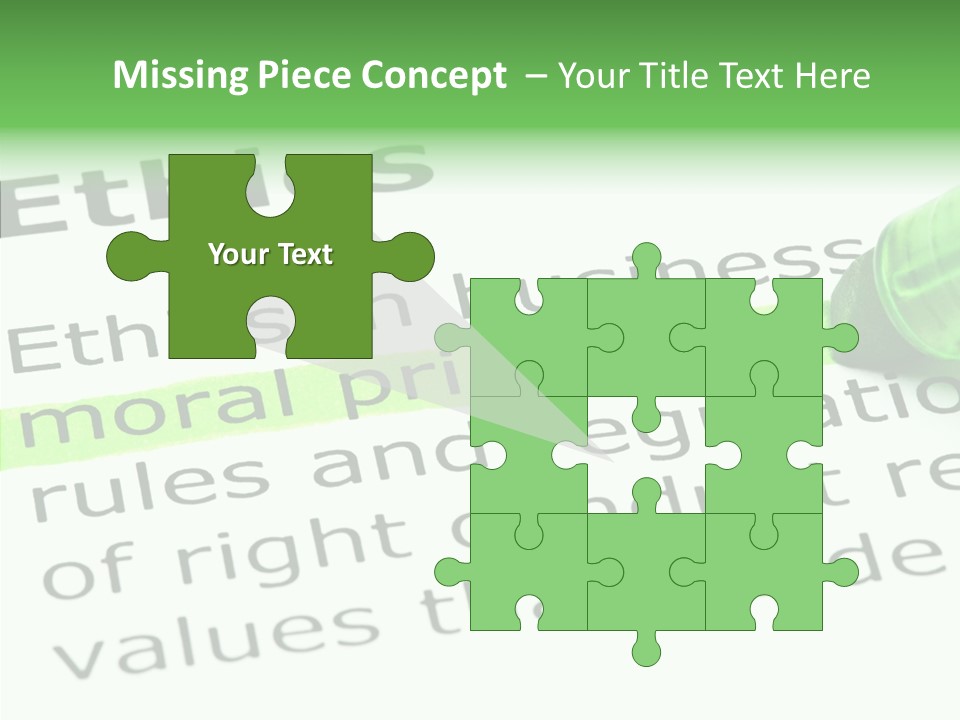 Moral Honesty Rightful PowerPoint Template