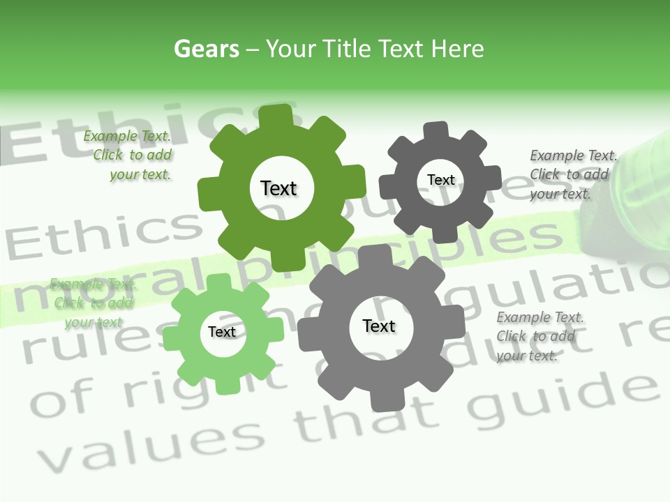 Moral Honesty Rightful PowerPoint Template