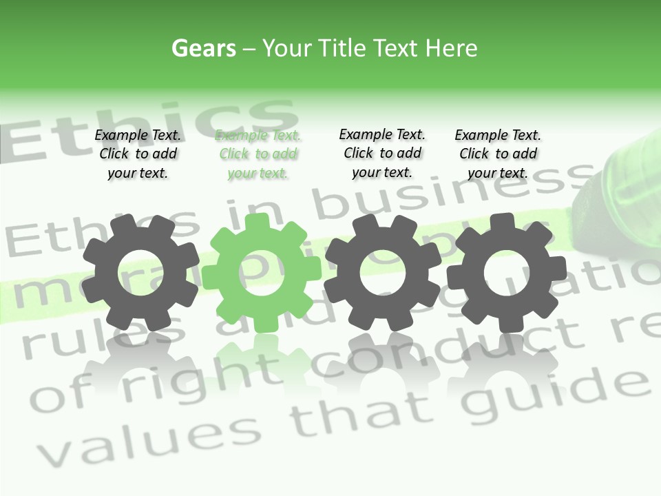 Moral Honesty Rightful PowerPoint Template