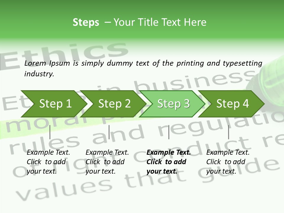 Moral Honesty Rightful PowerPoint Template