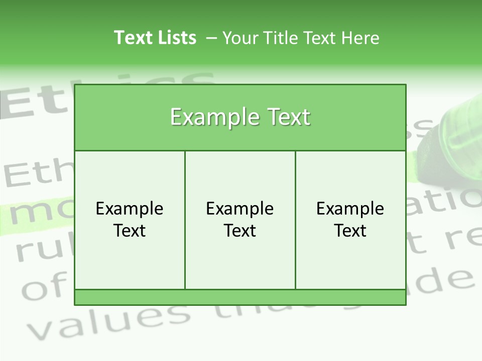 Moral Honesty Rightful PowerPoint Template