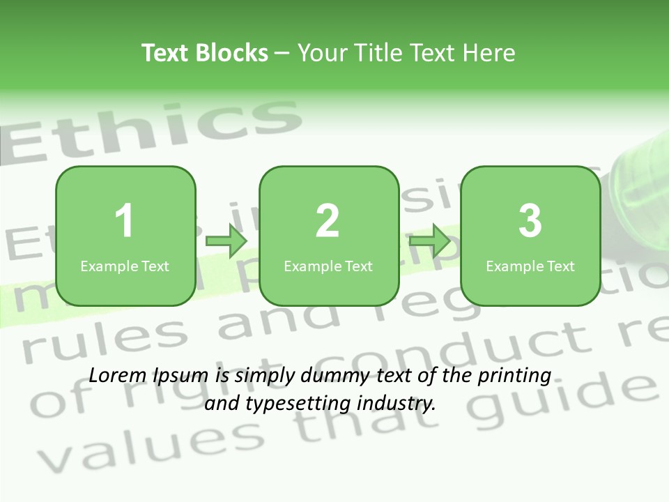 Moral Honesty Rightful PowerPoint Template