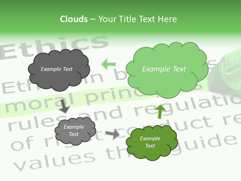 Moral Honesty Rightful PowerPoint Template
