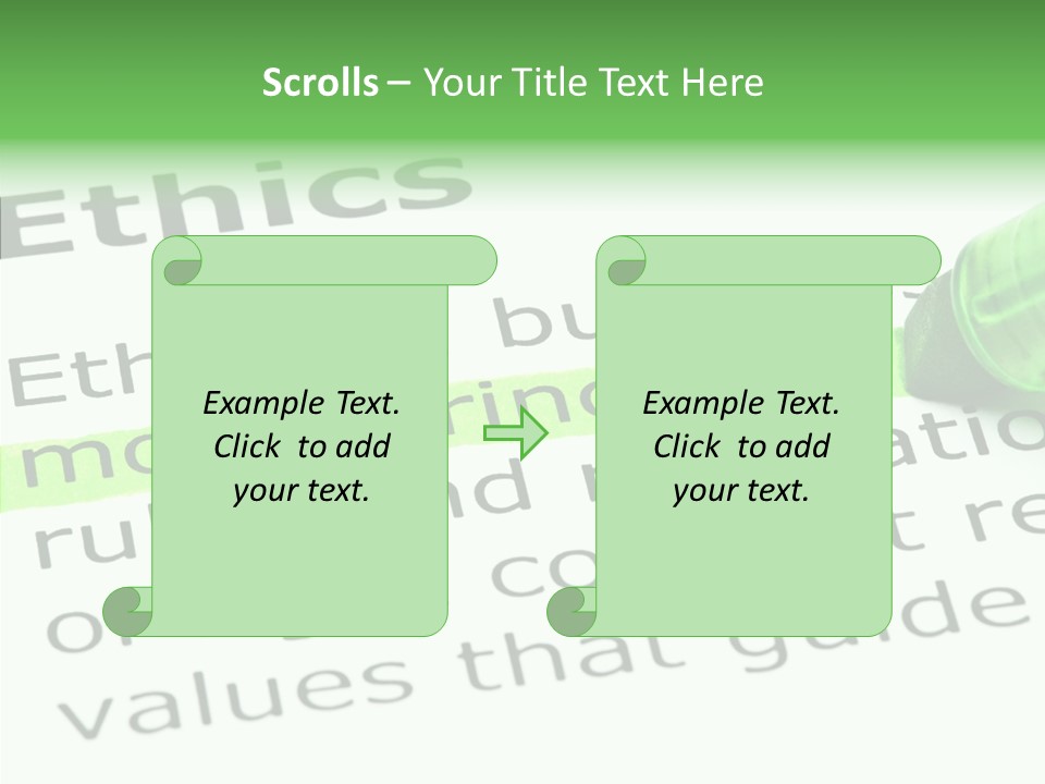 Moral Honesty Rightful PowerPoint Template