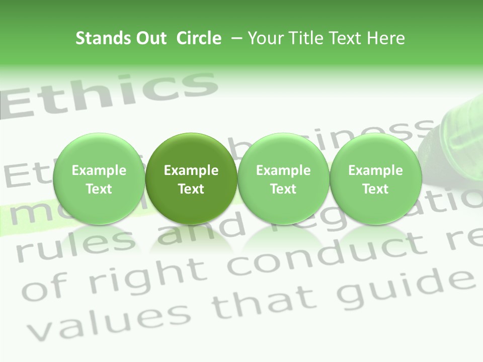 Moral Honesty Rightful PowerPoint Template
