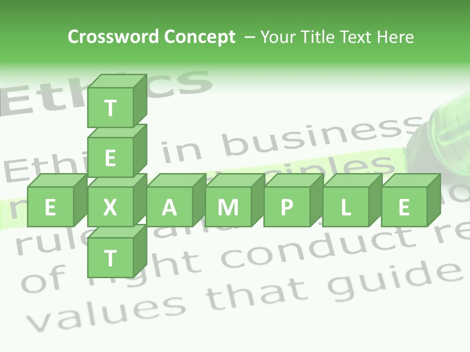 Moral Honesty Rightful PowerPoint Template