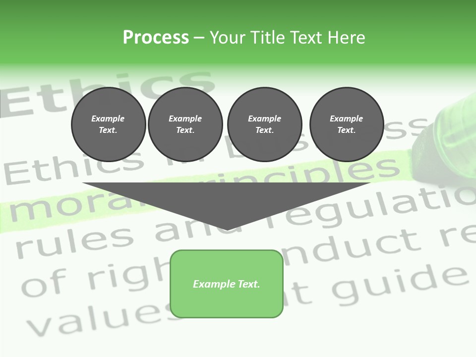 Moral Honesty Rightful PowerPoint Template