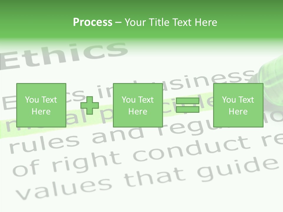 Moral Honesty Rightful PowerPoint Template