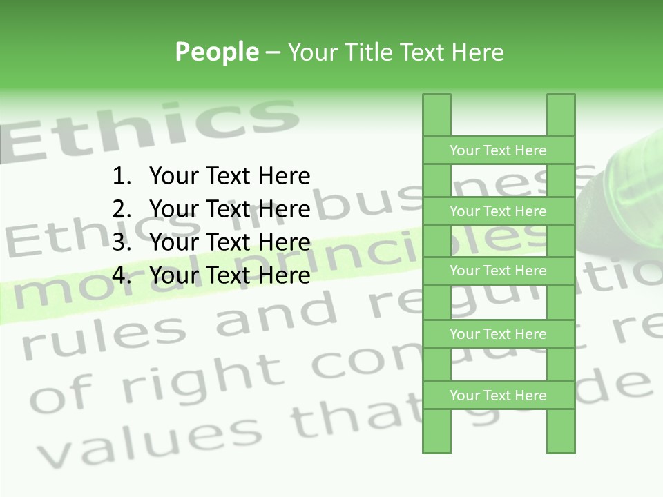 Moral Honesty Rightful PowerPoint Template