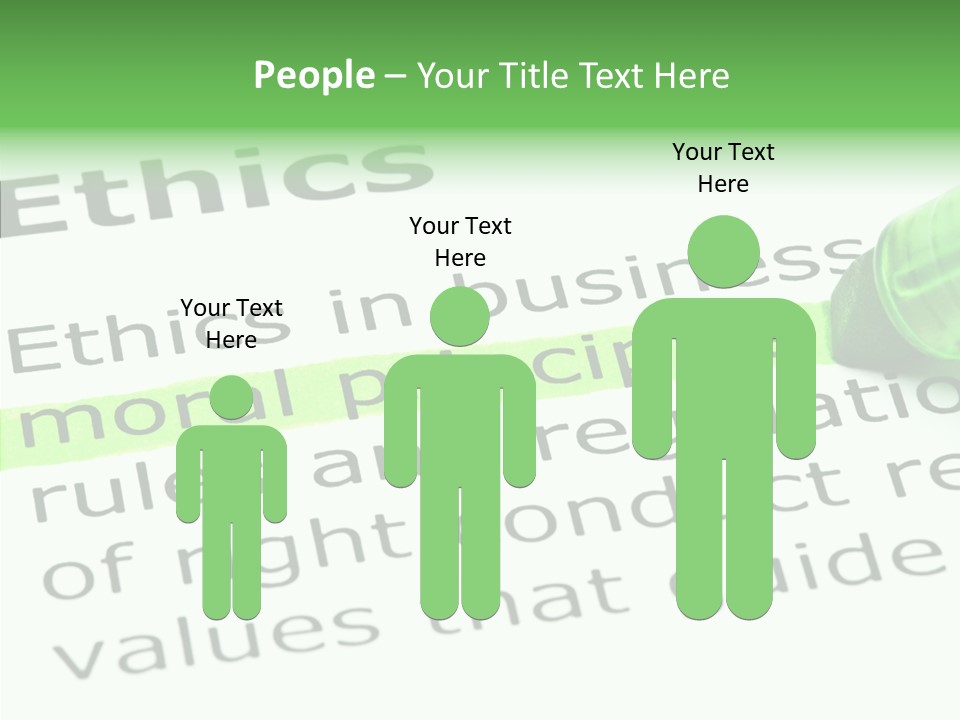 Moral Honesty Rightful PowerPoint Template