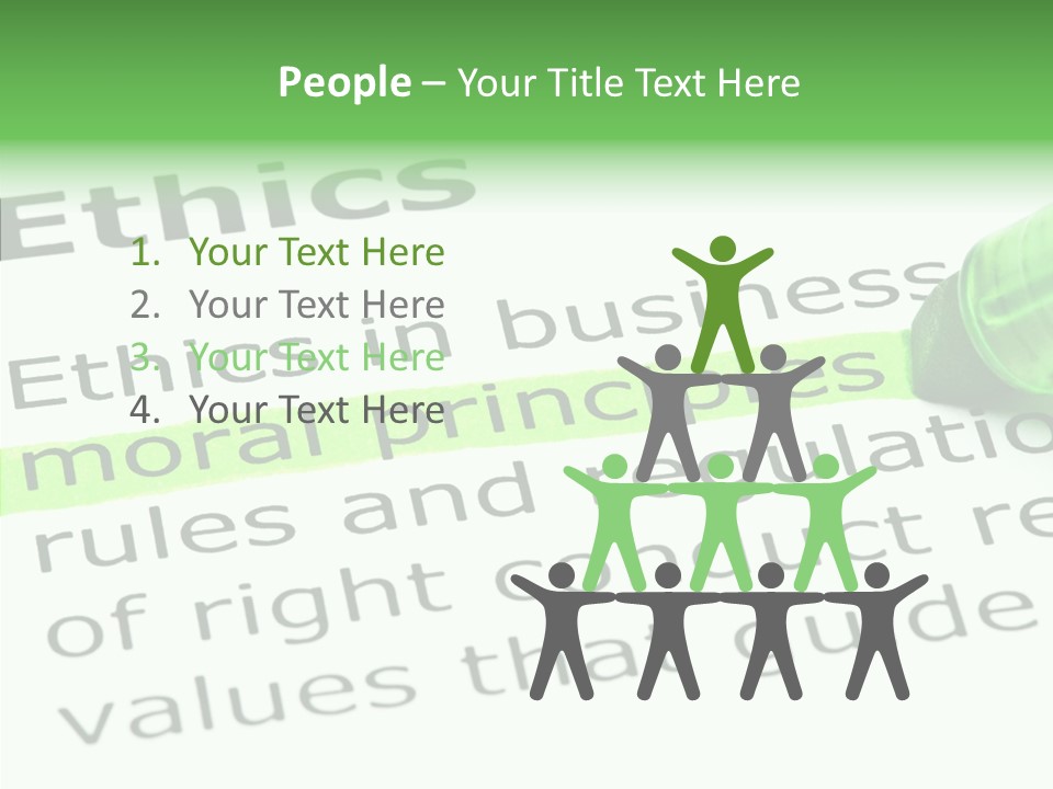 Moral Honesty Rightful PowerPoint Template