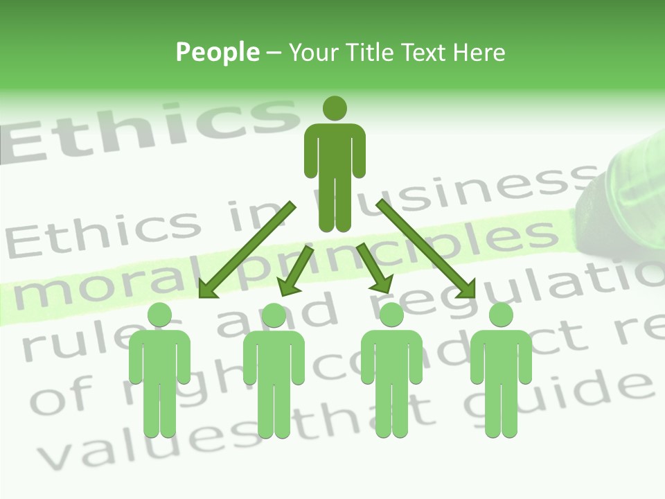 Moral Honesty Rightful PowerPoint Template