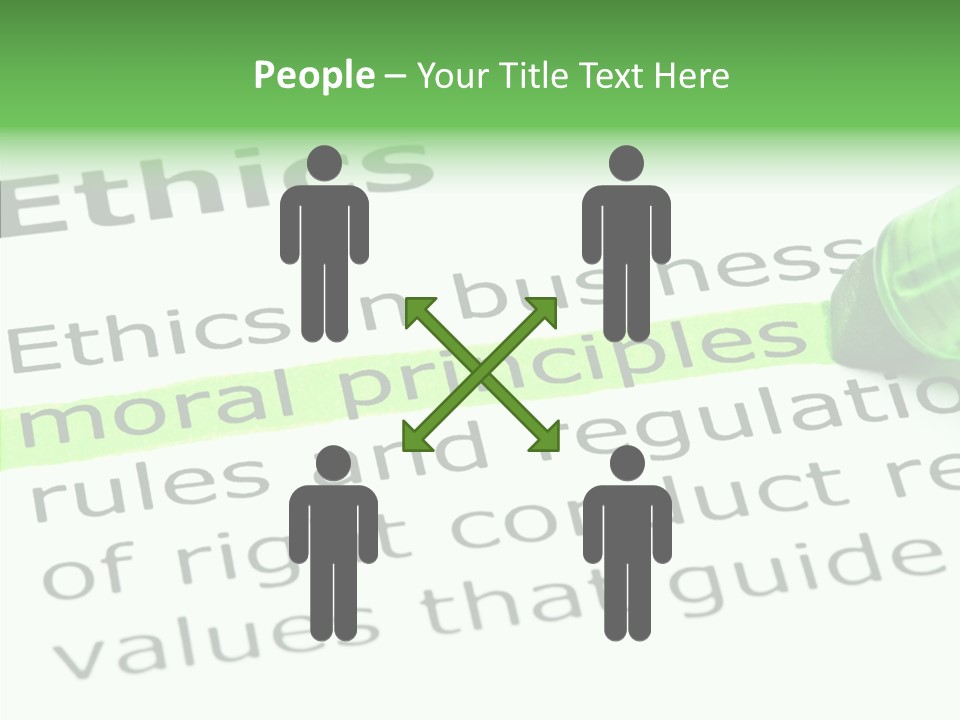 Moral Honesty Rightful PowerPoint Template