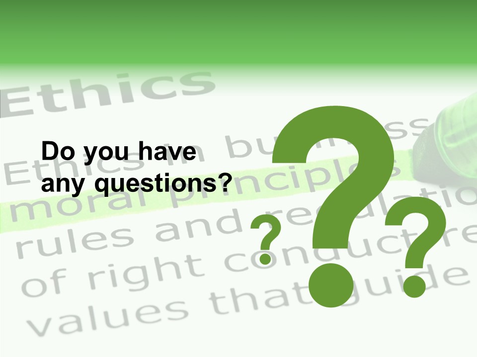 Moral Honesty Rightful PowerPoint Template