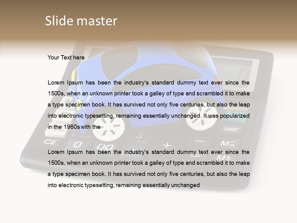 Isolated Buy Symbol PowerPoint Template