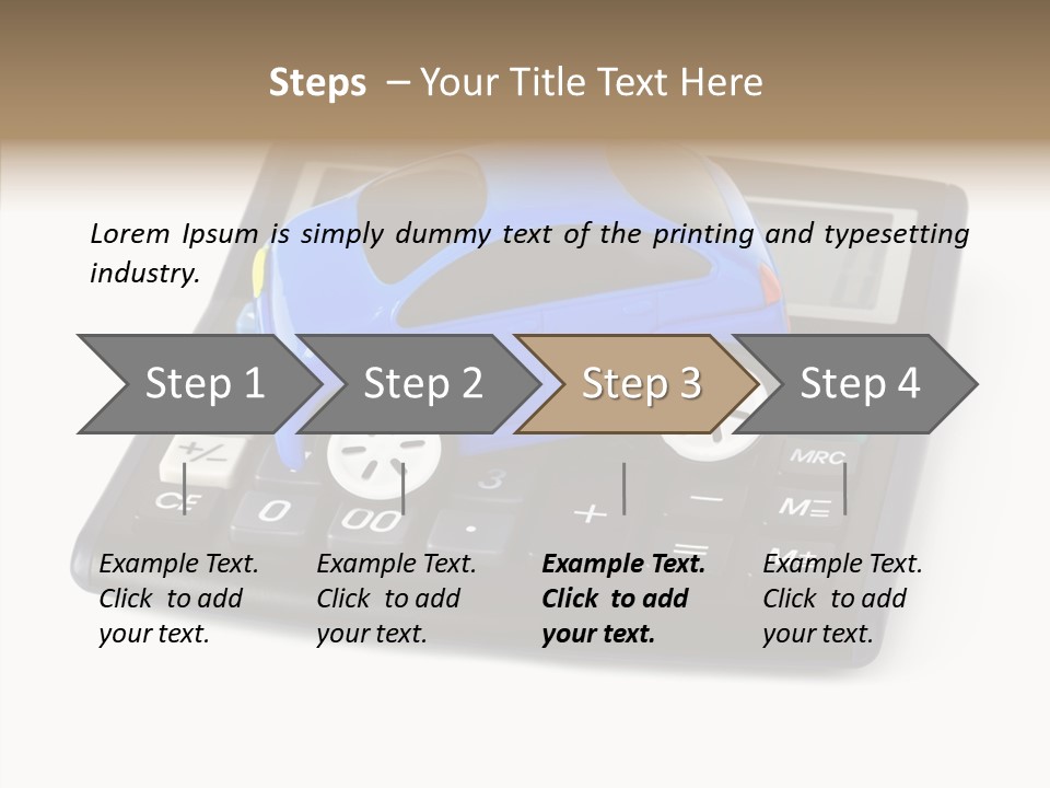 Isolated Buy Symbol PowerPoint Template