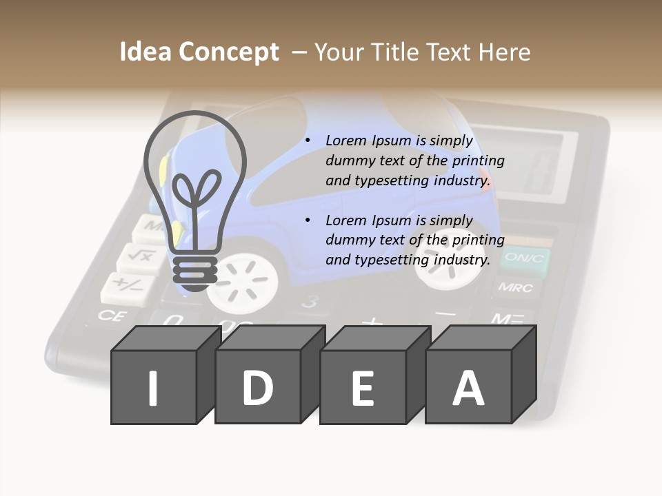 Isolated Buy Symbol PowerPoint Template